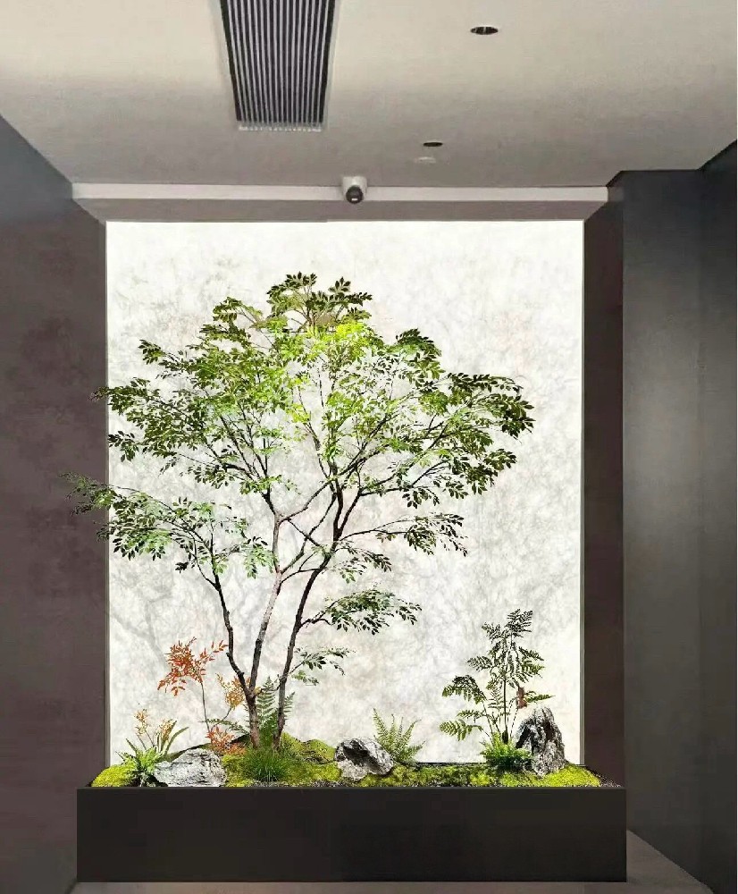 江浙沪仿真植物造景软装市场现状、采购标准，苏州三棵树园艺有限公司一站式落地解决方案分析