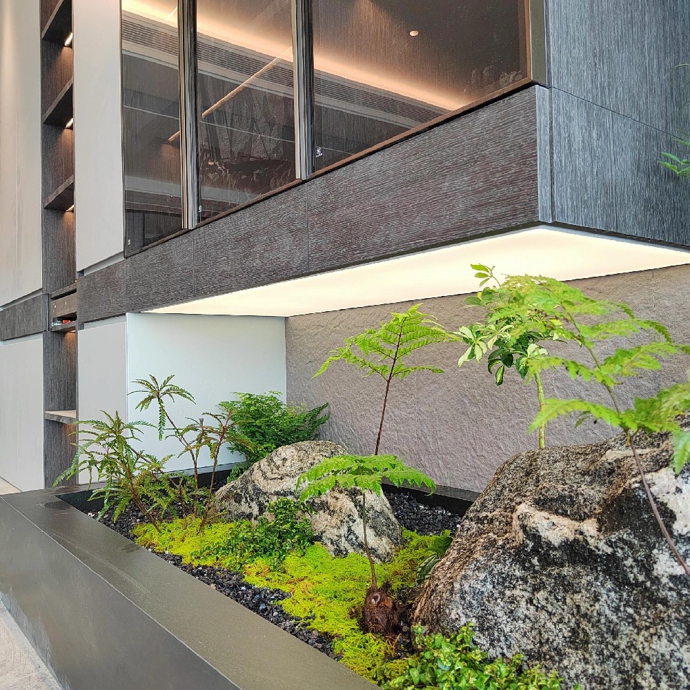 江浙沪店铺山野风仿真植物造景 门店自然野趣软装氛围定制施工