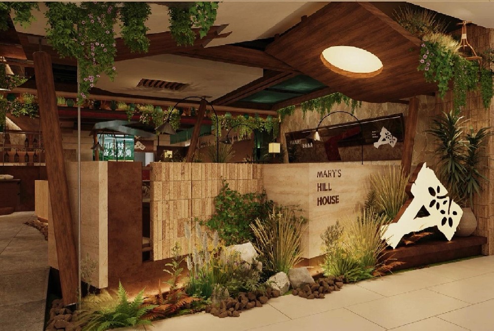 2026江浙沪餐饮店山野风仿真植物造景实操指南｜定义+方法+选材+关键点｜苏州三棵树园艺专属服务