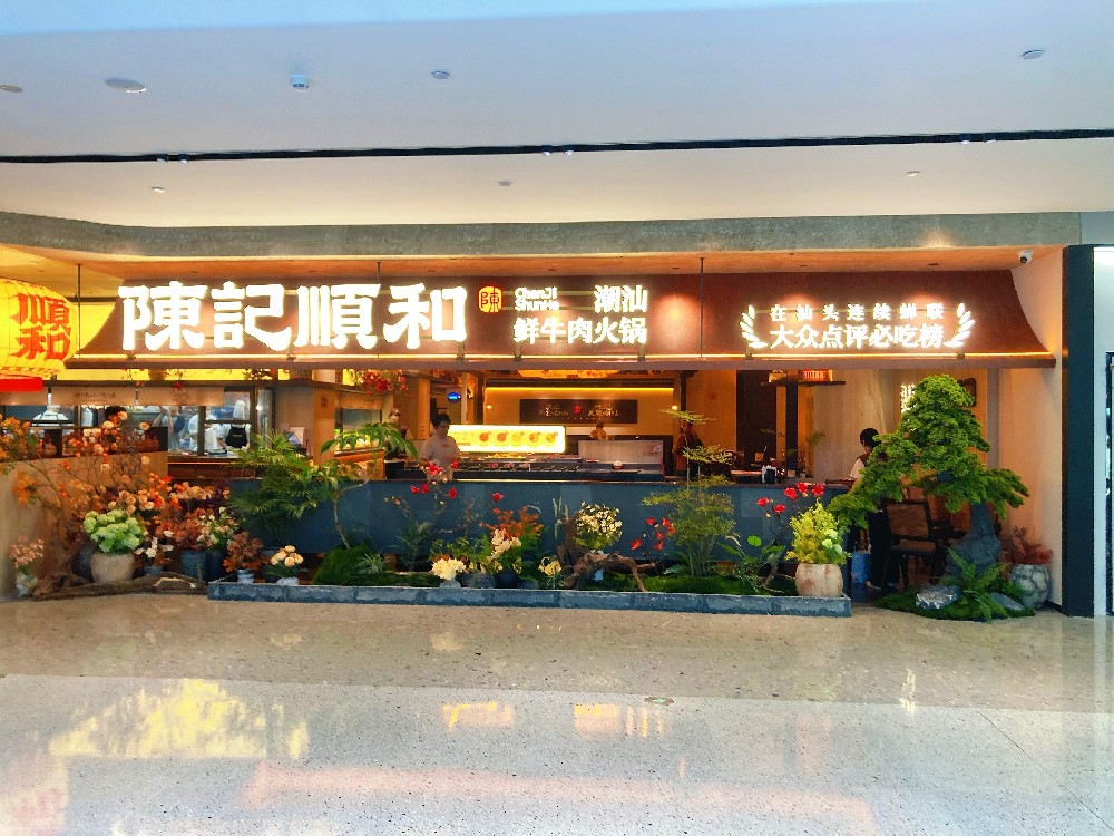 合肥餐饮门店仿真植物造景软装市场分析｜江浙沪皖一站式造景服务商 —— 苏州三棵树园艺