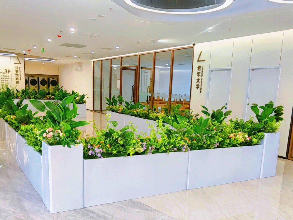 餐厅室内外摆花箱（仿真植物）